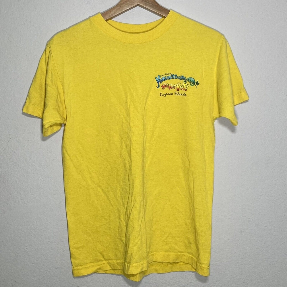 Yellow Short Sleeve Graphic Tee - Cayman Islands